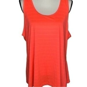 Vibrant Coral Sleeveless Tank Top